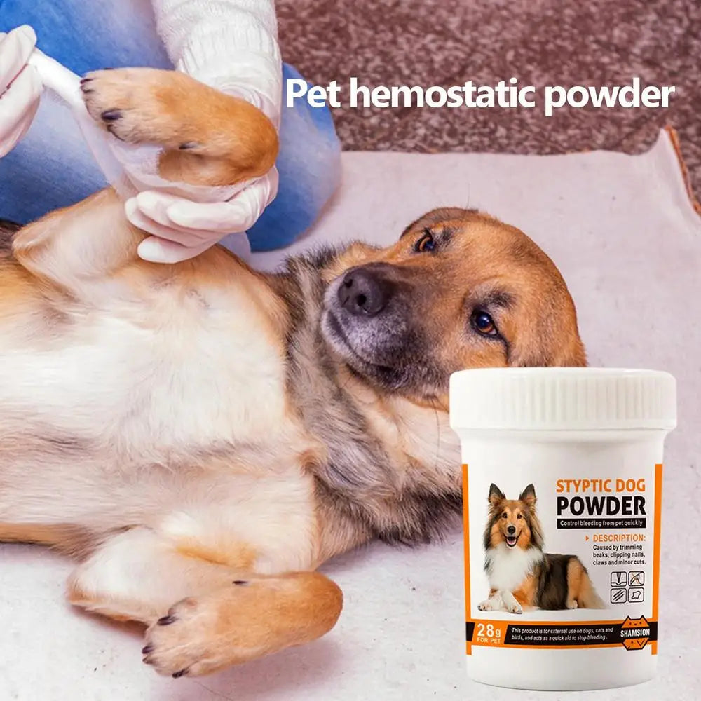 Pet Hemostatic Powder Efficient Pet Wound Healing Powder Quick Blood Stopper For Cats Dogs Pet Care Injury 0.98oz Blood Stop