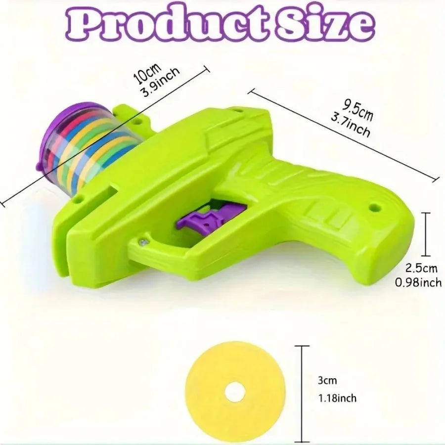 Set Of Interactive Cat Toy Launchers With Foam Discs - Manual Launchers for Pet Play and Exercise, Durable Plastic, No Batteries