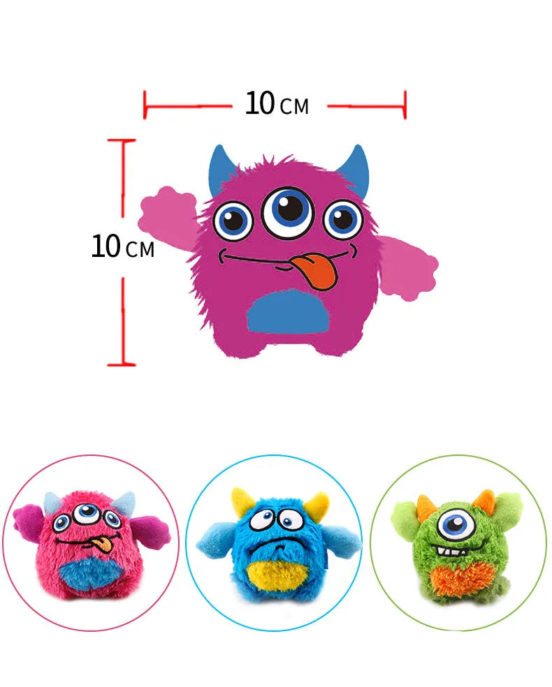 Squeaker Interactive Dog Toy Balls for Small Dogs Play Bite Resistant Chew Ball Toys for Large Dogs Puzzle Training Accessories