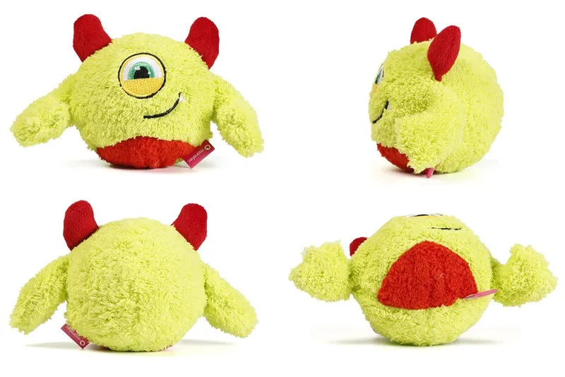 Squeaker Interactive Dog Toy Balls for Small Dogs Play Bite Resistant Chew Ball Toys for Large Dogs Puzzle Training Accessories
