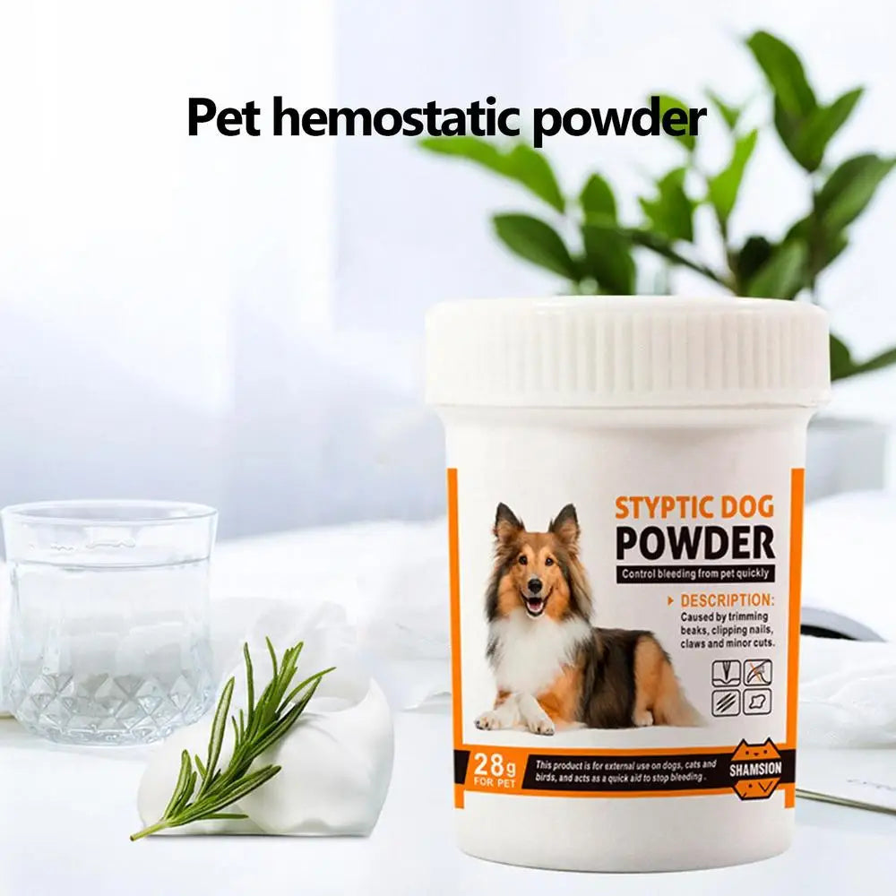 Pet Hemostatic Powder Efficient Pet Wound Healing Powder Quick Blood Stopper For Cats Dogs Pet Care Injury 0.98oz Blood Stop