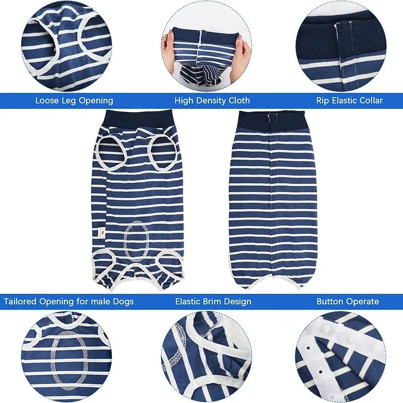 Surgery Recovery Suit Anti Licking Wounds Pet Care Clothes After Surgery Clothes Pet Supplies For Dog Pet Accessories WWO66