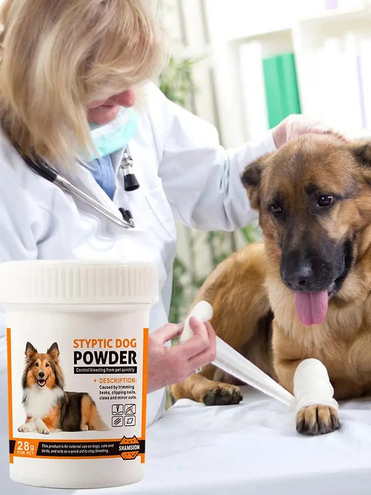 Pet Hemostatic Powder Efficient Pet Wound Healing Powder Quick Blood Stopper For Cats Dogs Pet Care Injury 0.98oz Blood Stop