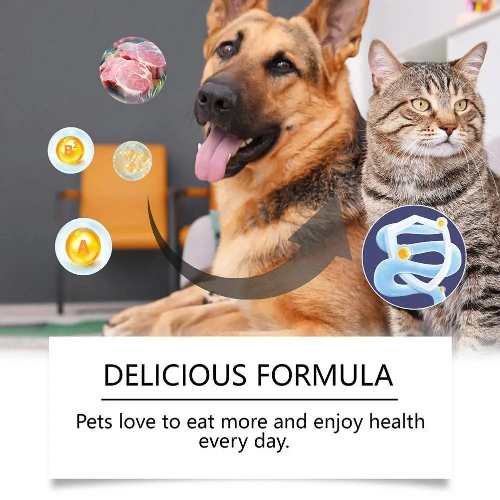 Dog Probiotic Supplement Pet Food Additive Dog Cat Oral Diarrhea Pet Care Solution Accessories Cleanse Vomiting Y4D8