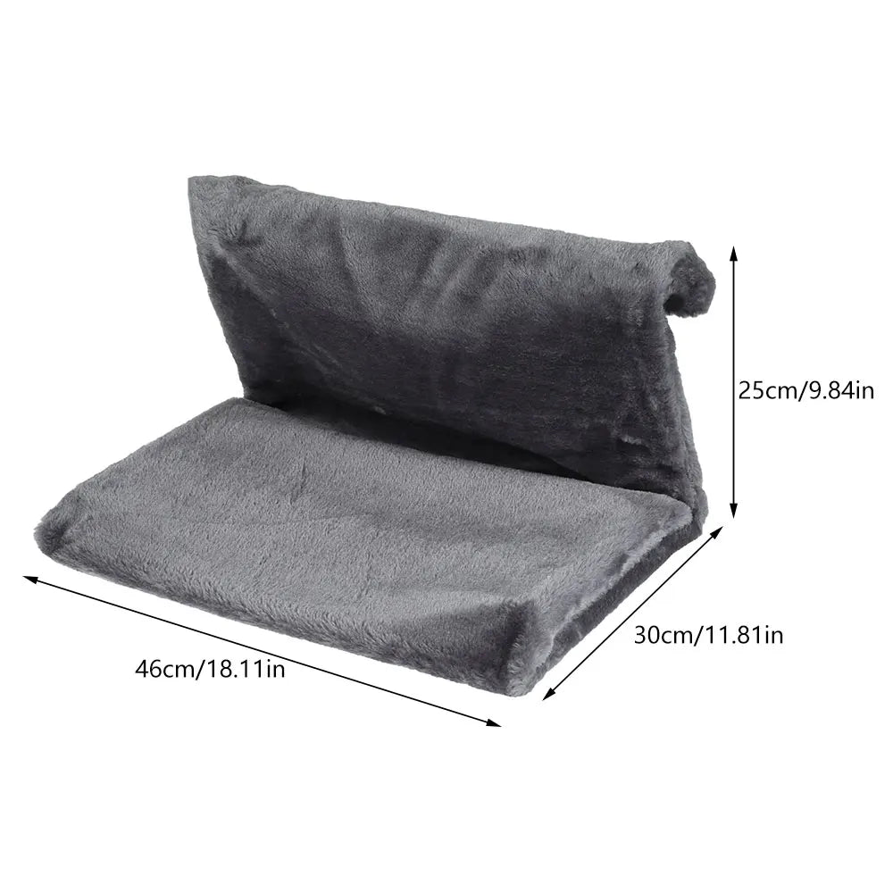 Removable Cat Hanging Bed. Warm Fleece Basket Cradle