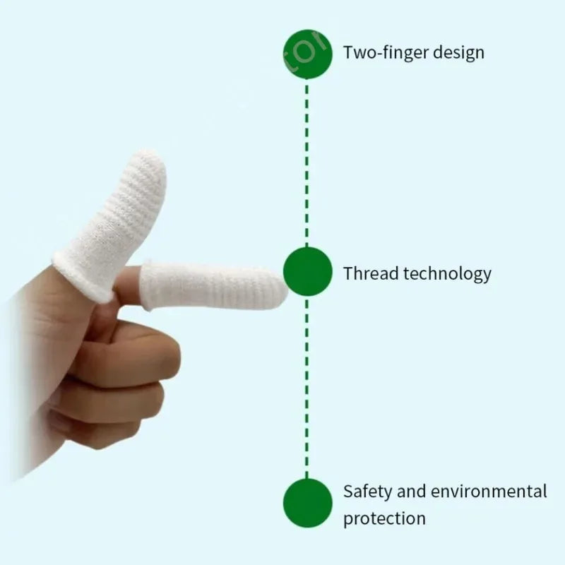 12/2pc Pet Two-finger Brushing Finger Cots