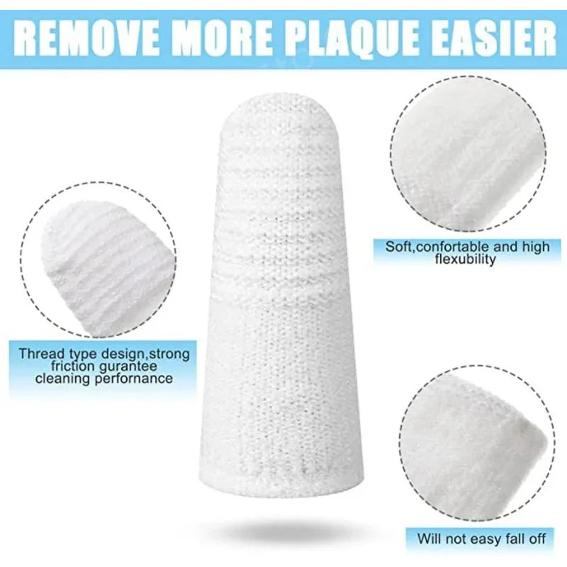 12/2pc Pet Two-finger Brushing Finger Cots