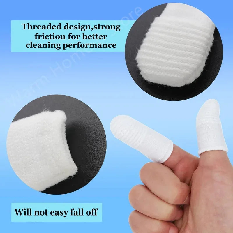 12/2pc Pet Two-finger Brushing Finger Cots