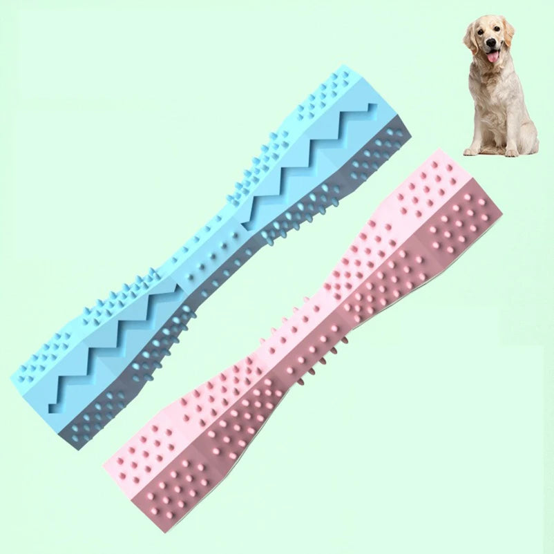 Pet Bite Toy New Hexagonal Dog Chewing Stick Bite-resistant Fun Toys Toys Grinding Teeth Cleaning Stick is durable