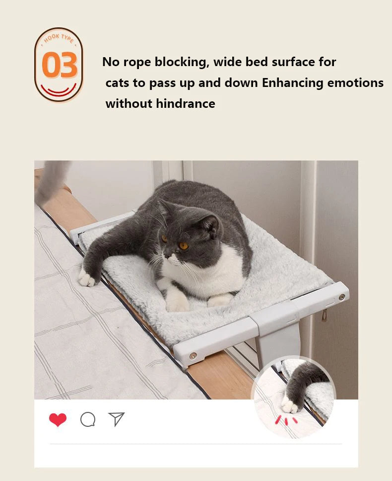 Hanging Cat Bed. Pet Beds for Bedside.